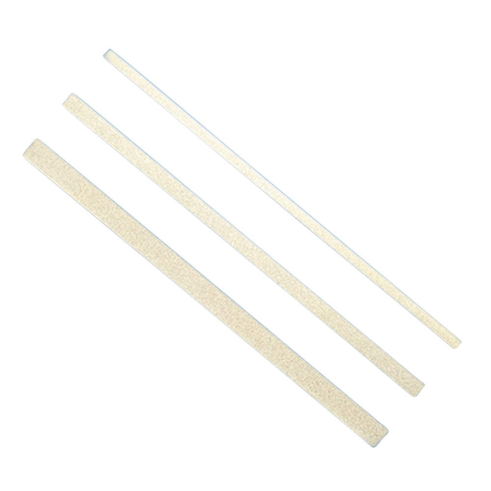 Stahlcarbo Streifen 6 mm einseitig grob, 12 Stück