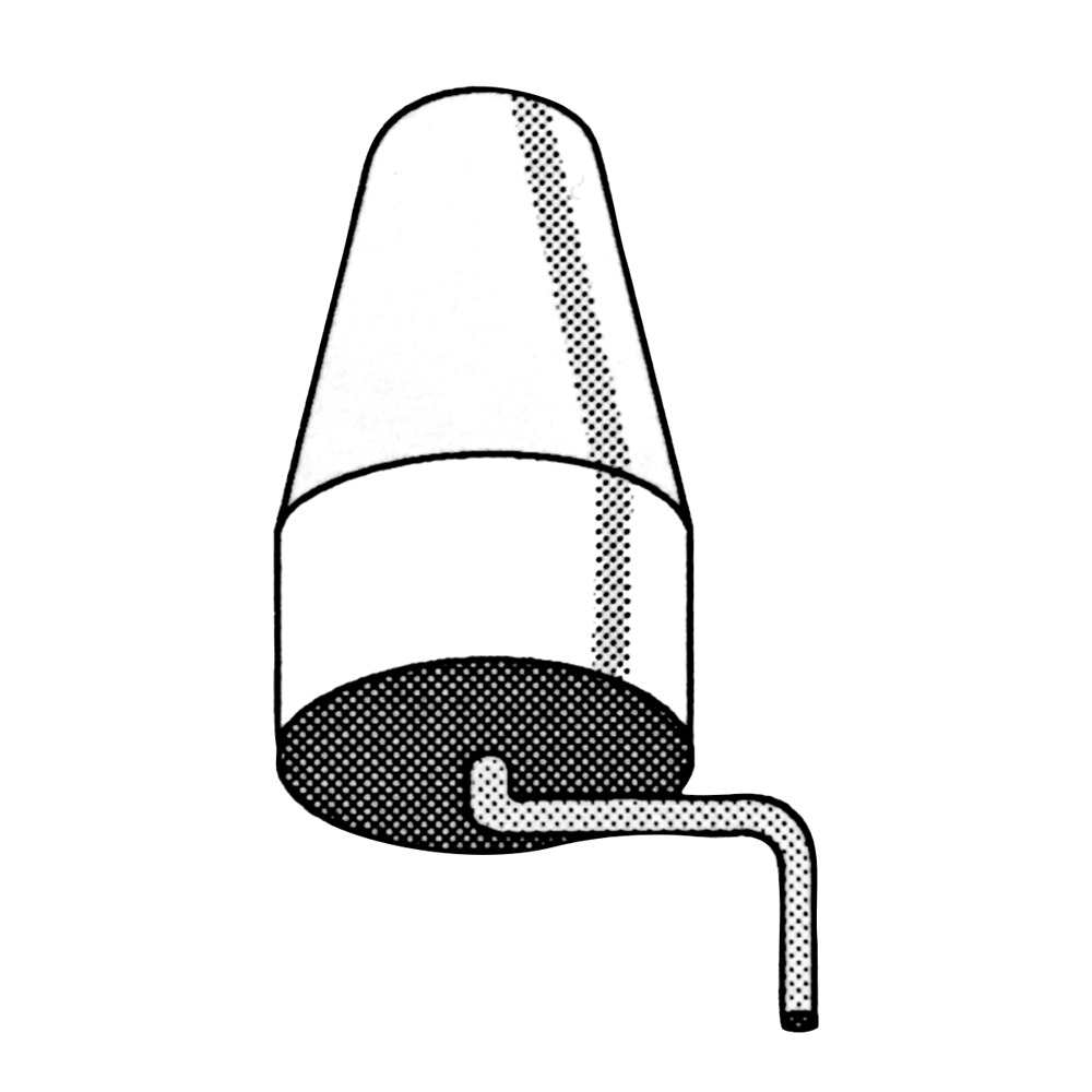 Cone Pin Brenngutträger F6, 5 Stück