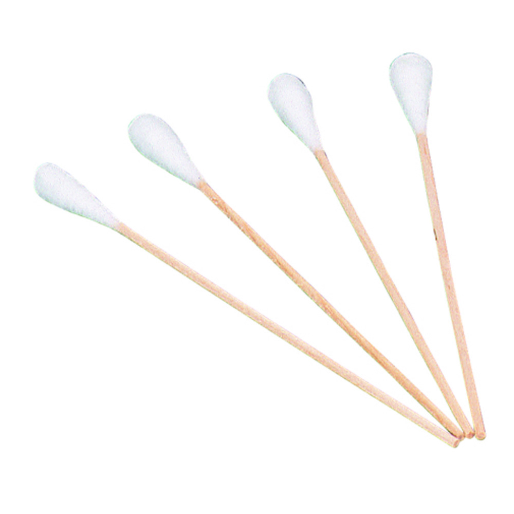 Wattestäbchen 15cm ø10 mm unsteril, 50 Stück