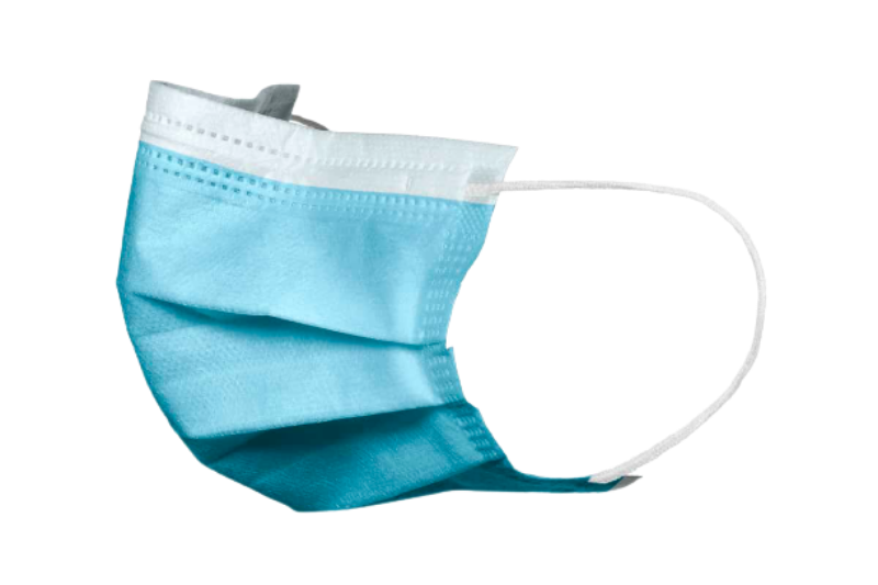 TOP MASK Ultrasafe Mundschutz 3-lagig blau, 50 Stück