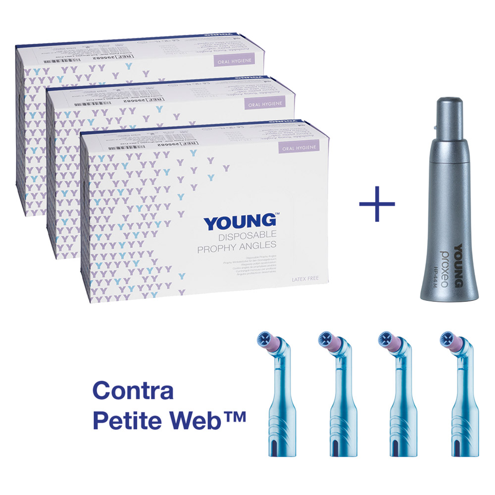 Contra Petite Web soft, latexfrei Proxeo Handstück HP-44M, Kit