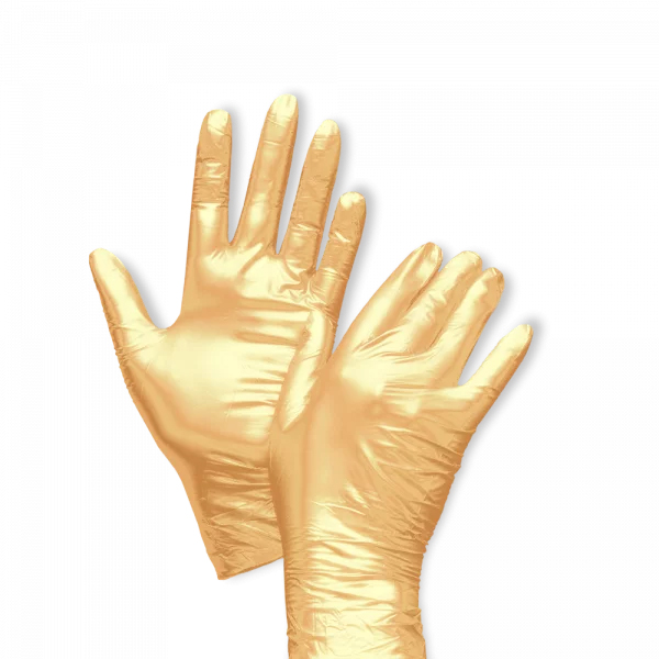 Fancy gold Nitril Handschuhe puderfrei Gr. S, 10 x 100 Stück