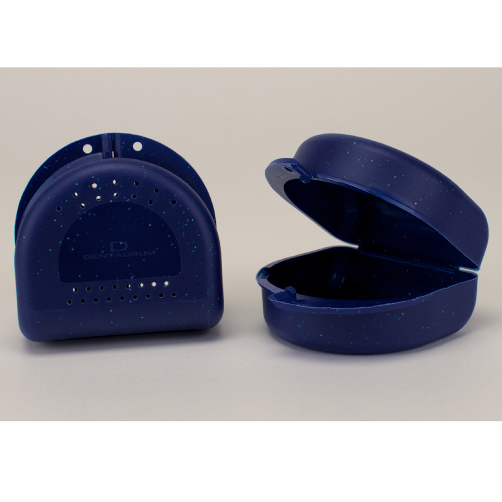 Spangenbox magnum perlblau, 10 Stück