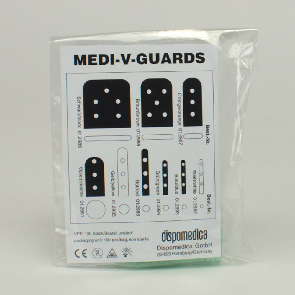 Medi-V-Guards grün 2,8 mm , 100 Stück