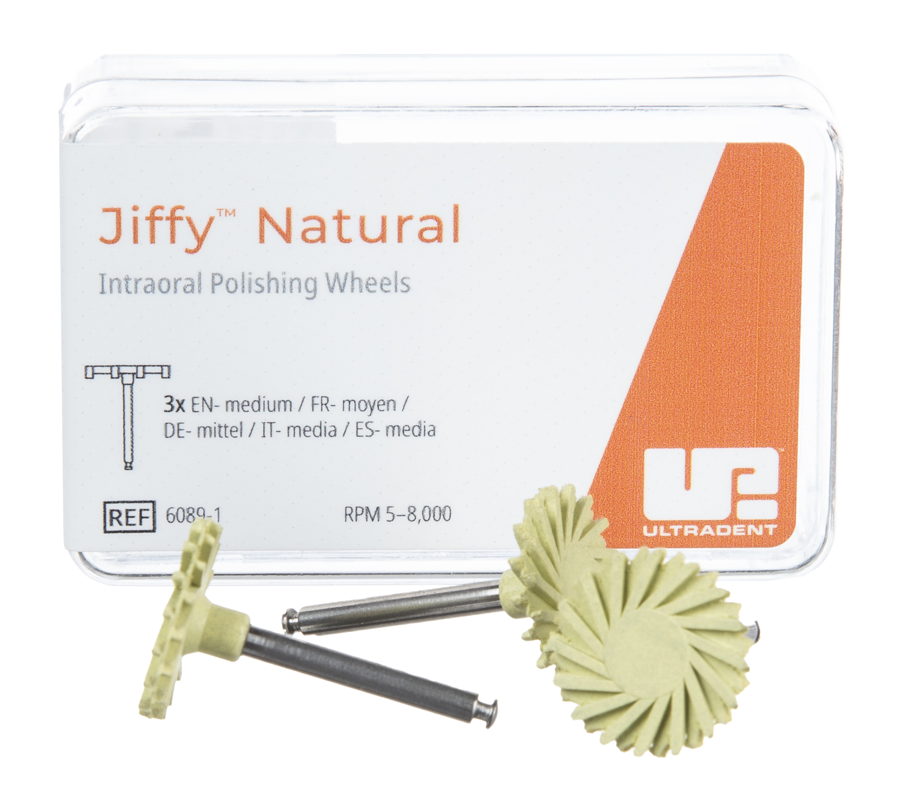 Jiffy Natural Wheel RA medium, Composite 14mm, 3St