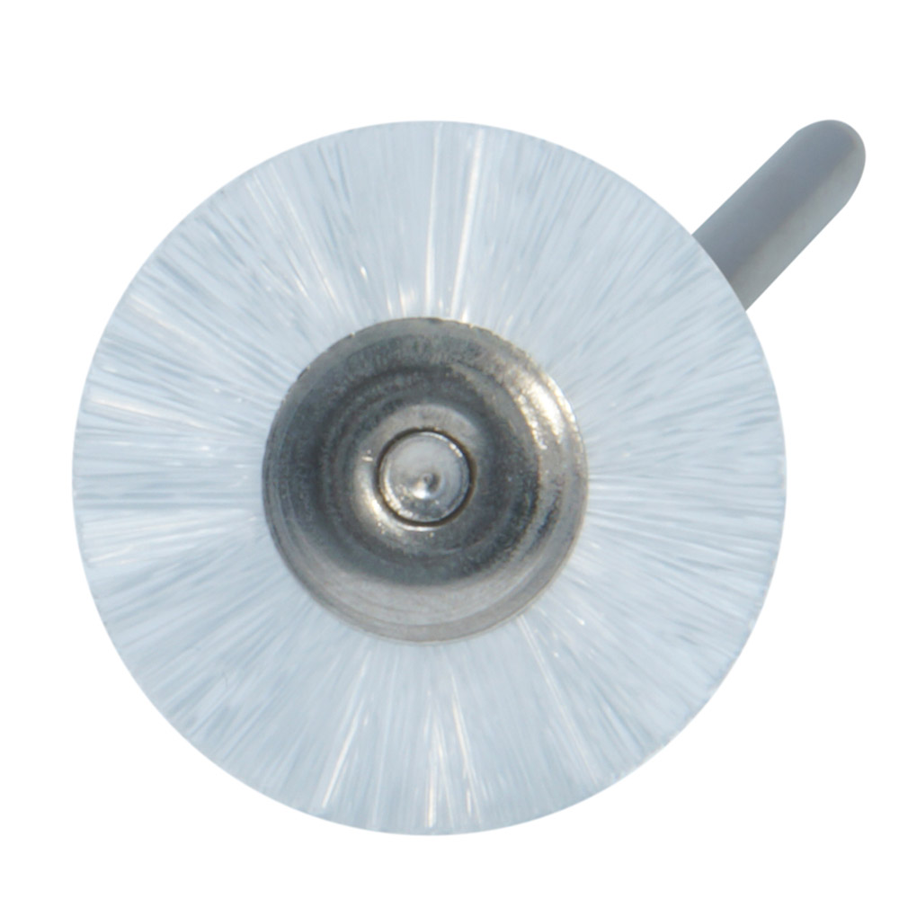 Nylon-Bürstchen Handstück 22 mm, 6 Stück