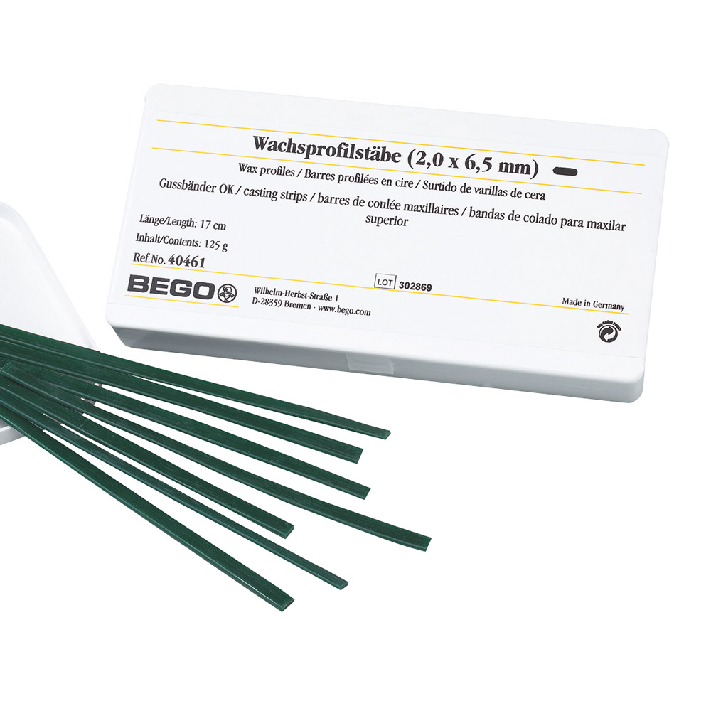 Wachsprofilstäbe 2,0 x 4,5 mm, 90 g