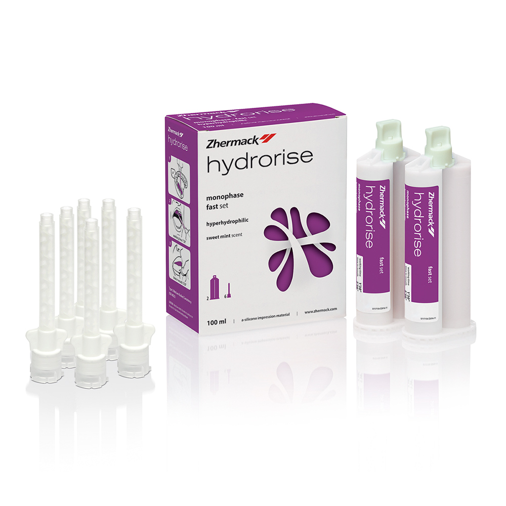 Hydrorise Monophase Fast Set, 2 x 50 ml Cartrigde, 6 Mixing Tips