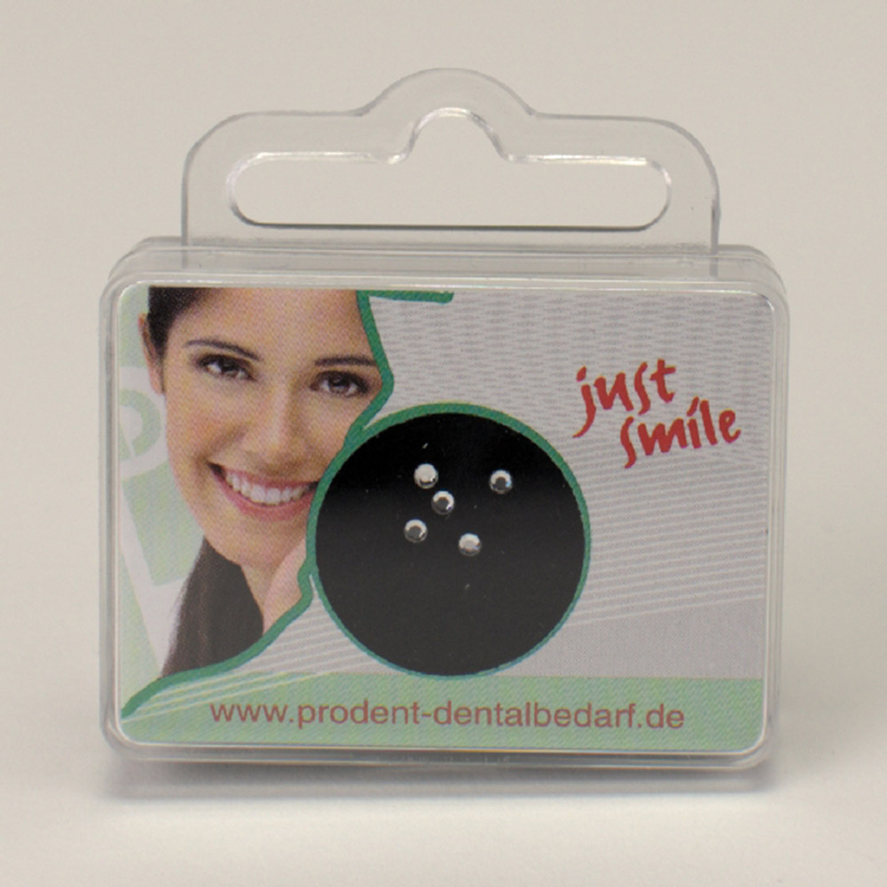 Dental Mini Zahnschmuck Jewel weiß 1,5, Stück