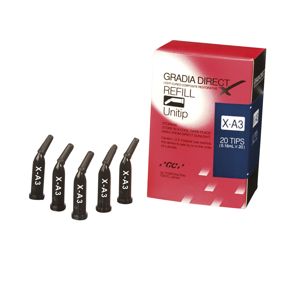 Gradia Direct X X-A3, 20 x 0,3 g Unitips