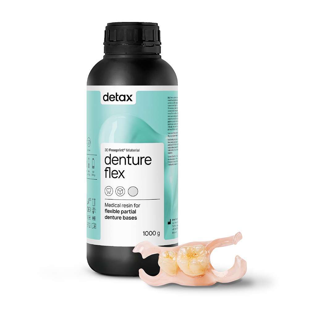 Freeprint denture flex clear, 1 kg Flasche