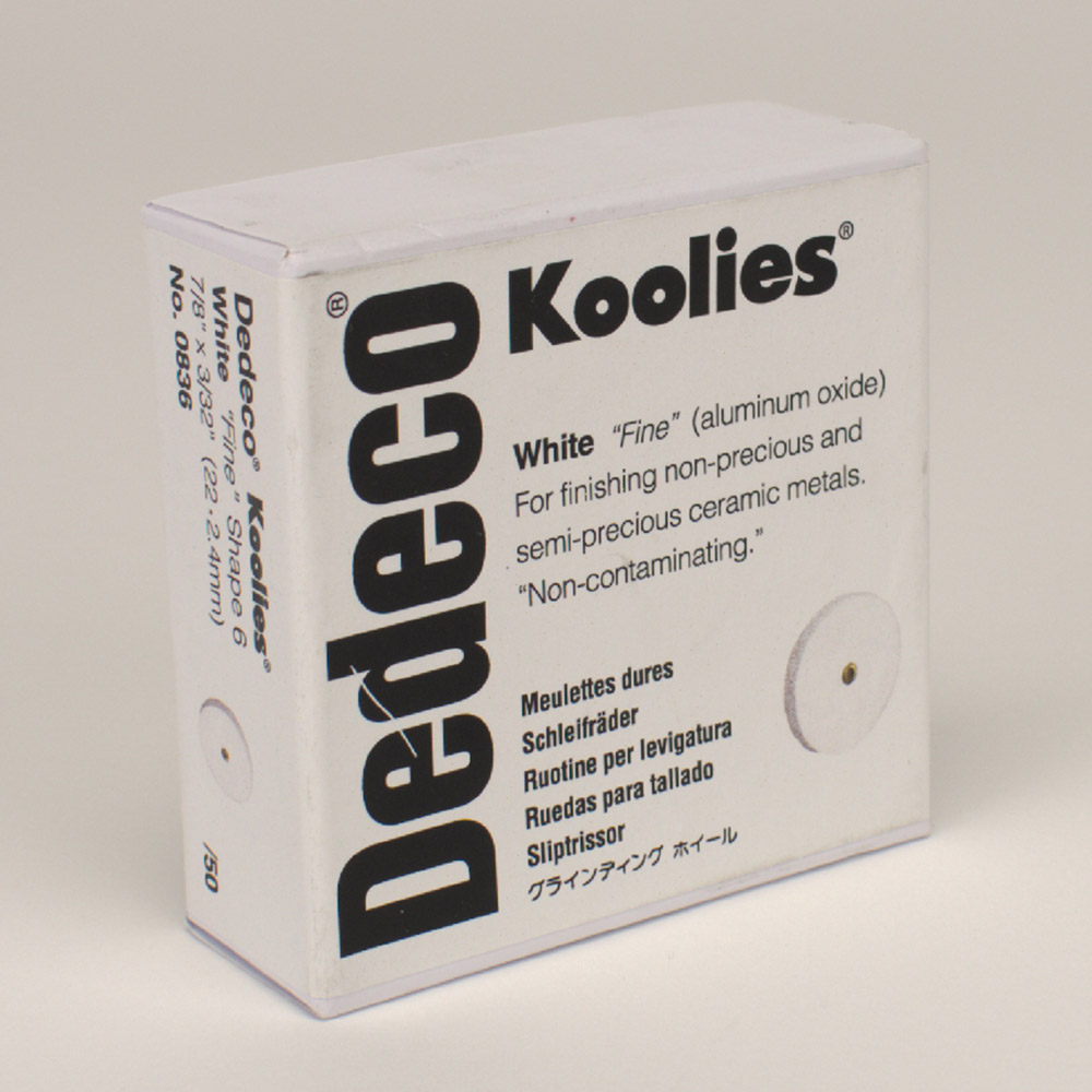 Dedeco Koolies # 6 weiß, 50 Stück