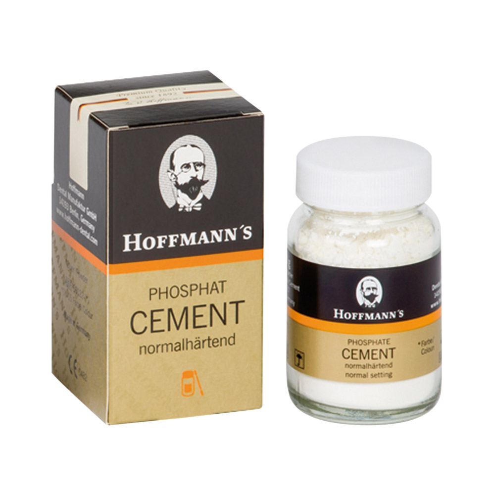 Hoffmann's Cement normalhärtend 13 graubraun, 100 g Pulver