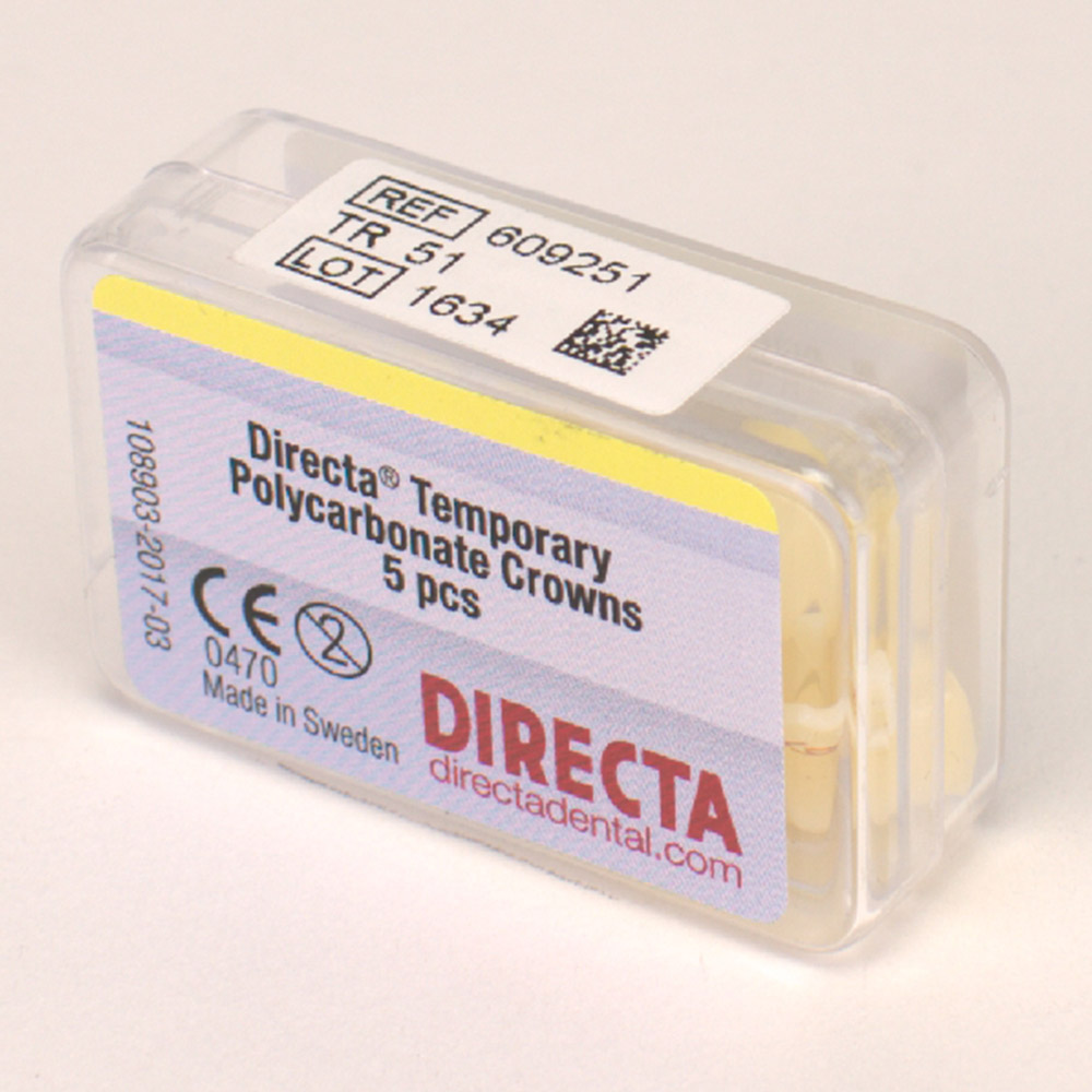 Directa-Kronen transluzent Nr. 51, 5 Stück