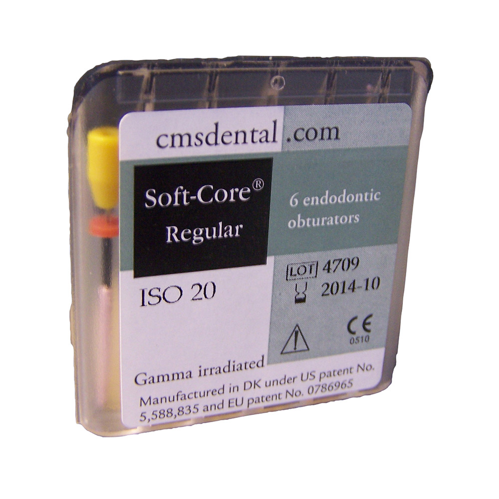 SOFT-CORE Obturator 20 ohne Prüfstifte, 6 Stück