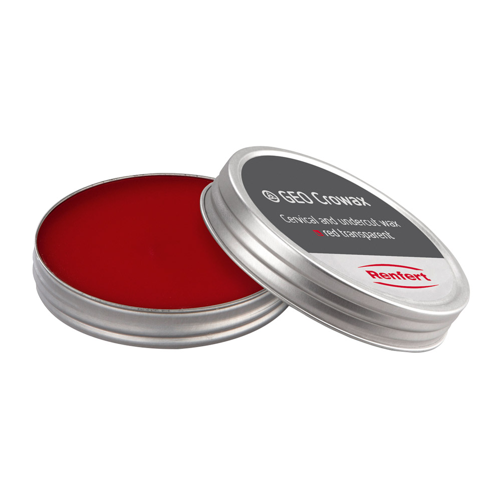 GEO Crowax Cervical-/Unterziehwachs rot-traansparent, 80 g