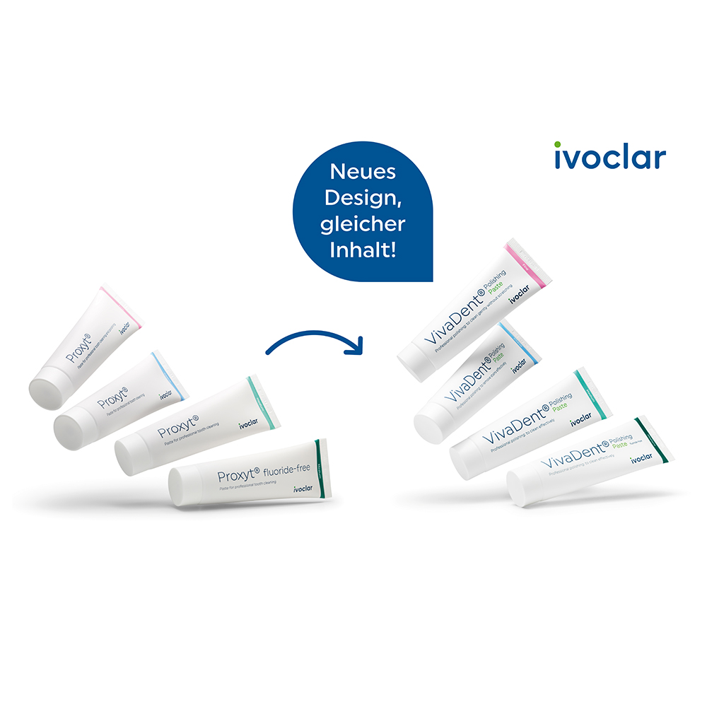 Vivadent Polishing Paste medium fluoridfrei, 80 g Tube