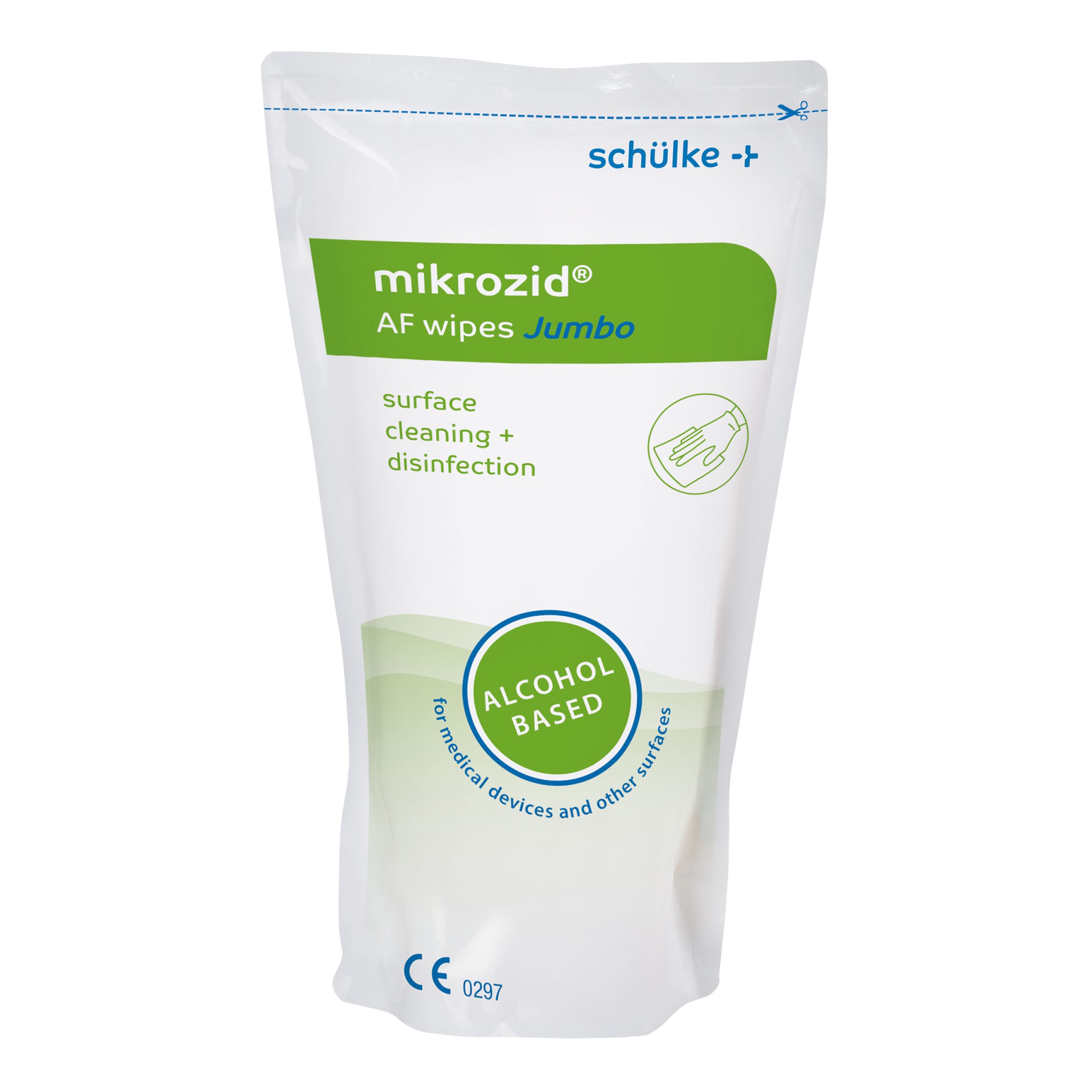 Mikrozid AF Wipes Jumbo 20 x 20 cm, 12 x 220 Stück Nachfüllpackung