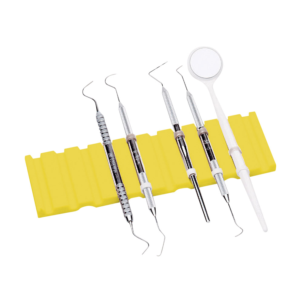 Instrumenten Matte für Trays neon gelb, Stück