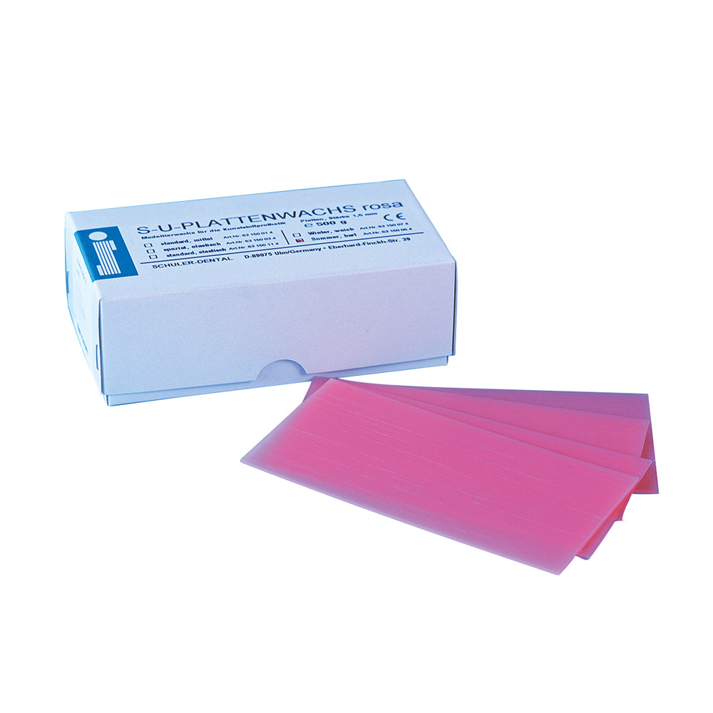 Plattenwachs spezial elastisch rosa, 500 g