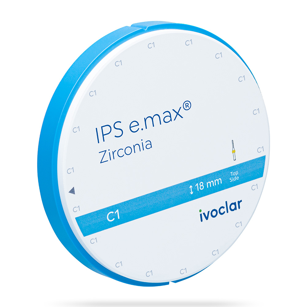 IPS e.max Zirconia C1 98,5 x 18mm, 1 Stück