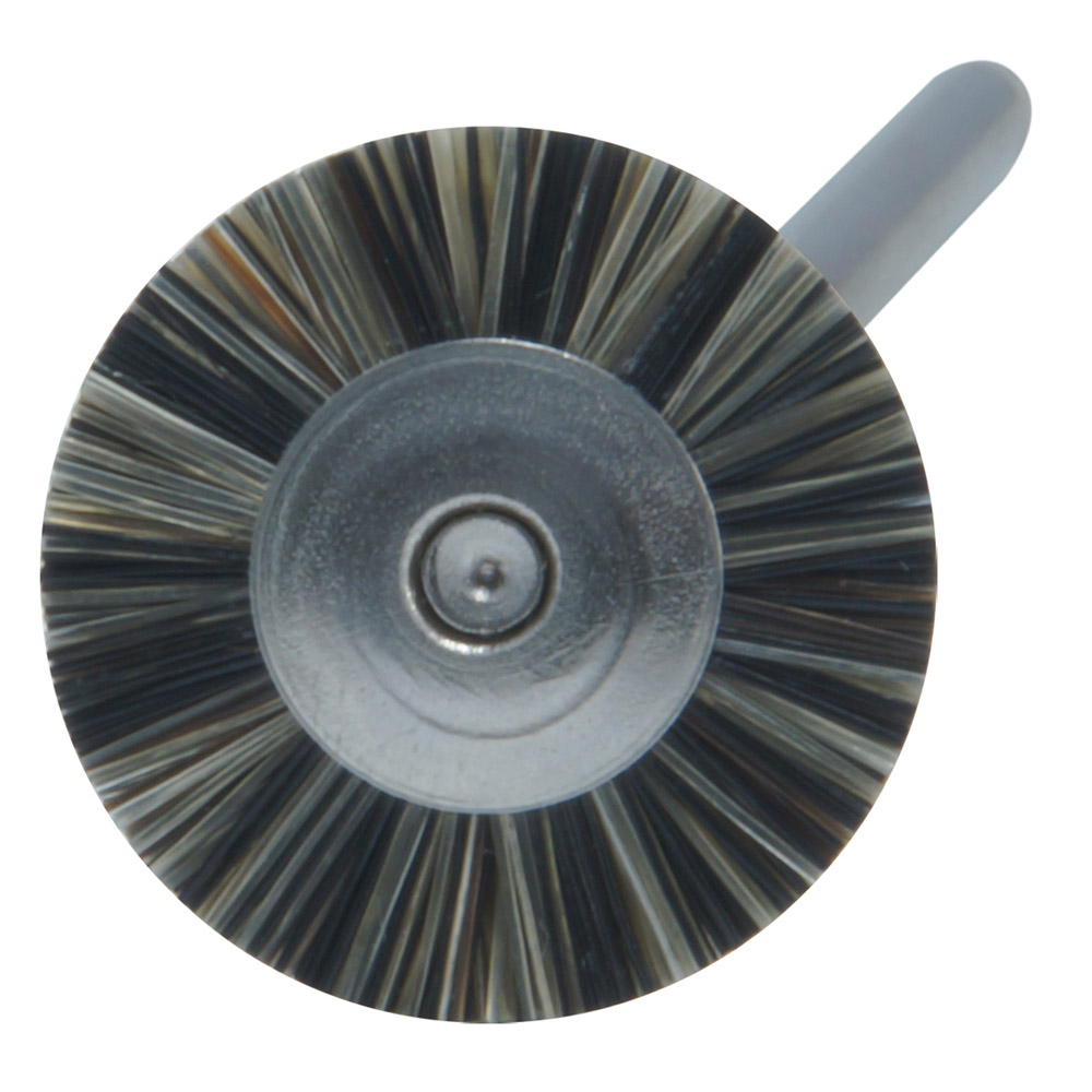 Mini-Bürstchen Chunking schwarz 19 mm, 12 Stück