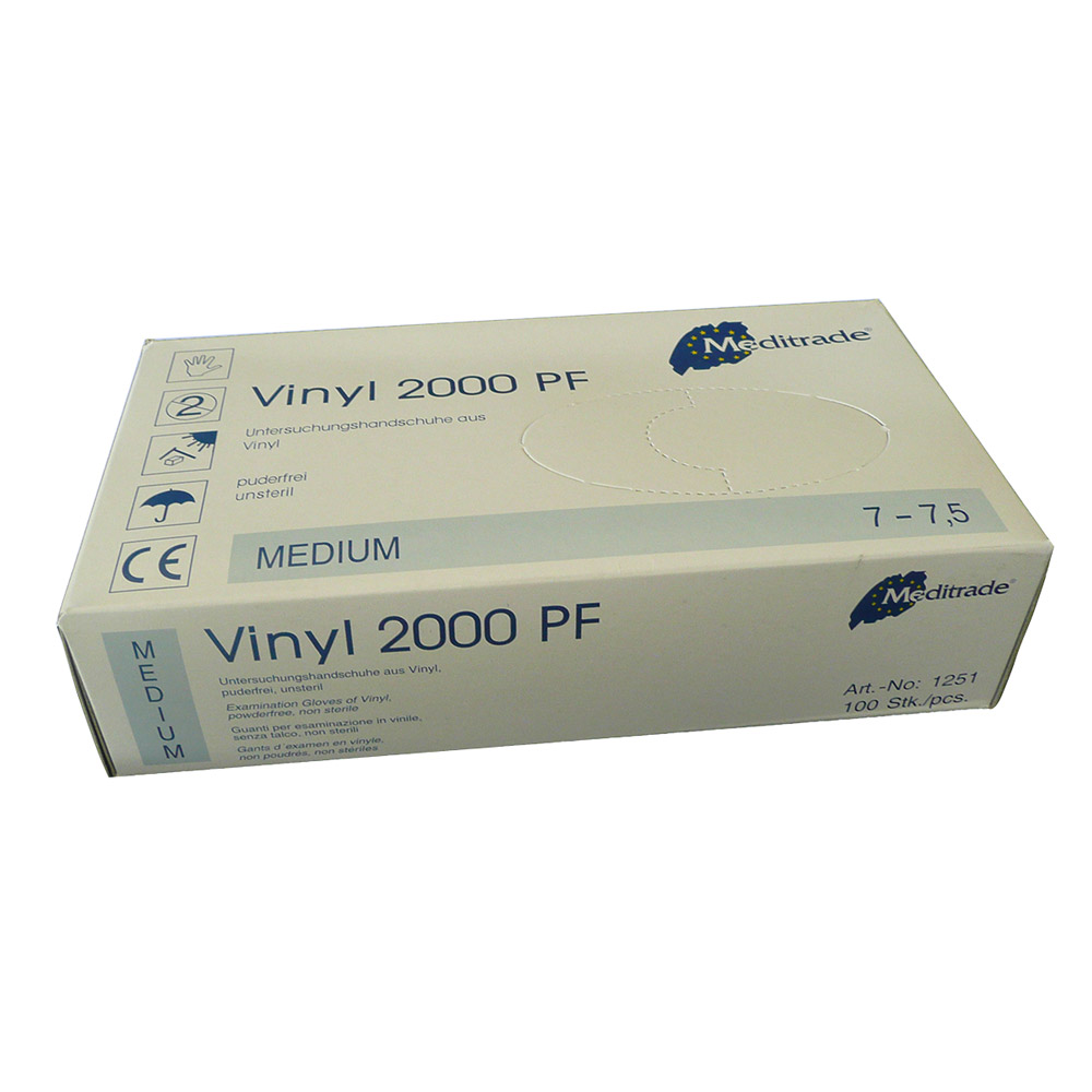 Vinyl-2000 Handschuhe puderfrei unsteril Gr. S, 100 Stück