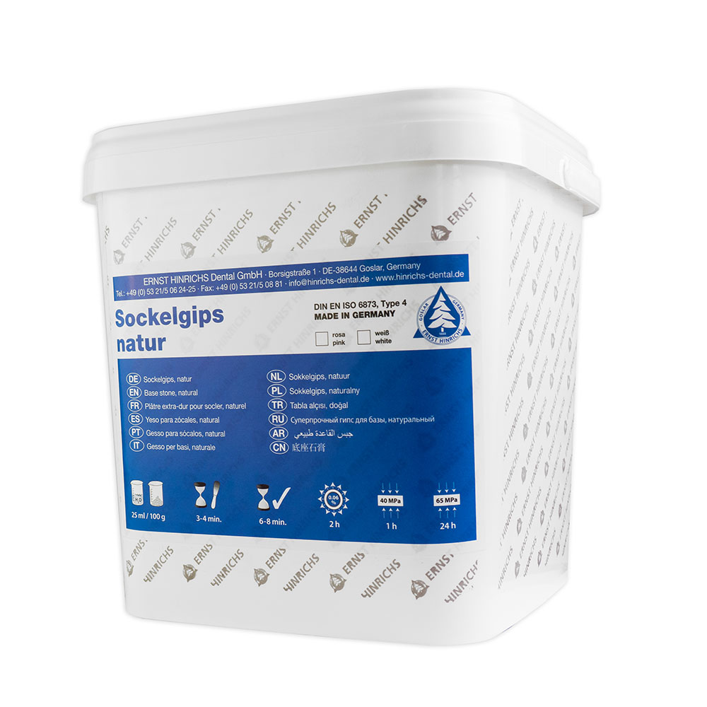 Sockelgips weiß, 10 kg Eimer