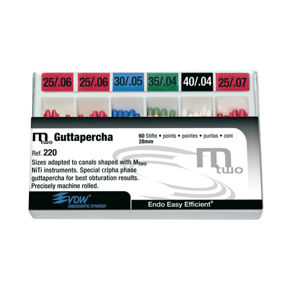 MTWO Guttaperchastifte 35/.04, 60 Stück