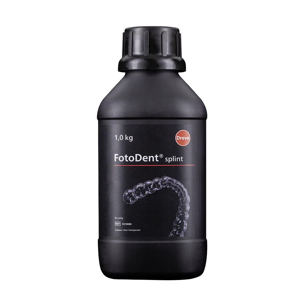 FotoDent splint farblos-transparent, 1 kg Flasche