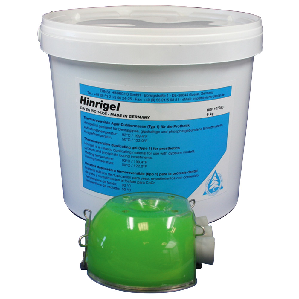 Hinrigel Dubliergel grün, 6 kg