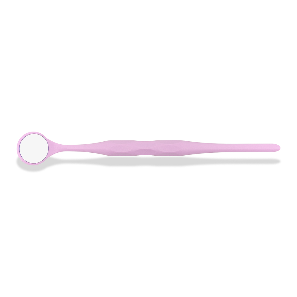 Mundspiegel Relax FS Rhodium 4 plan pink , 10 Stück