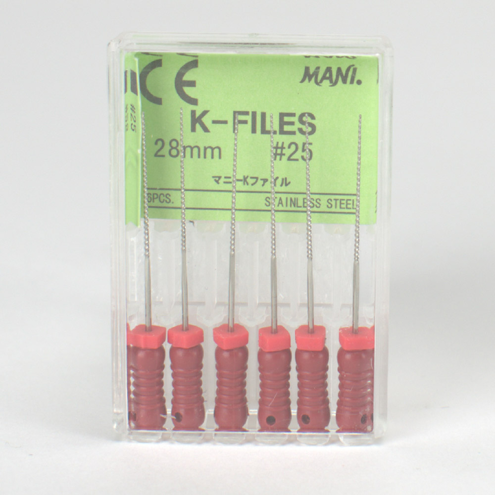Mani K-Feilen 28 mm Gr. 25, 6 Stück