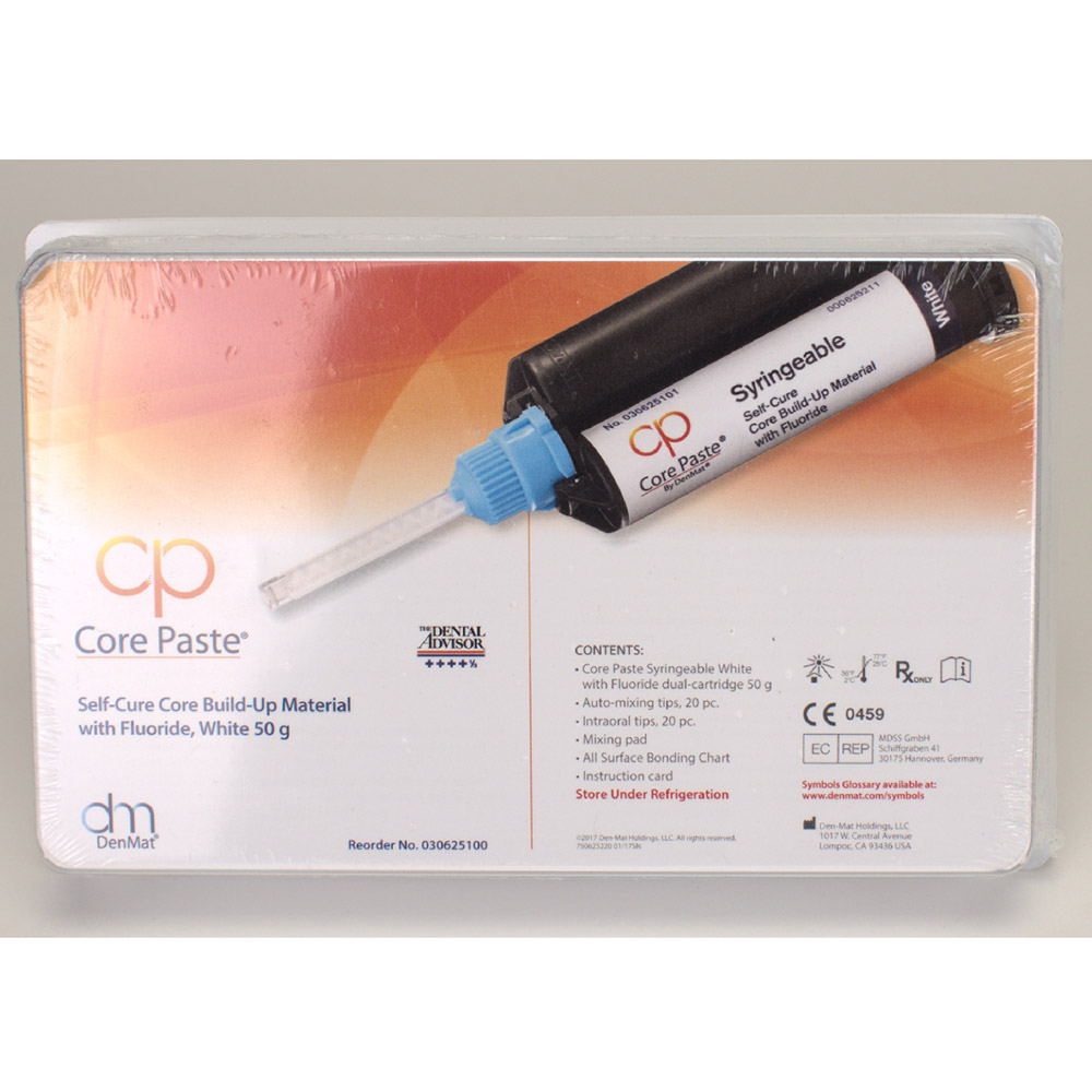 Core Paste White Syringeable S/C Fluoride, 46 g