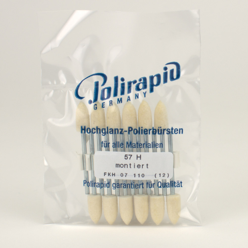 Filzkörper Hst ø7 mm x 15 mm 57H, 12 Stück