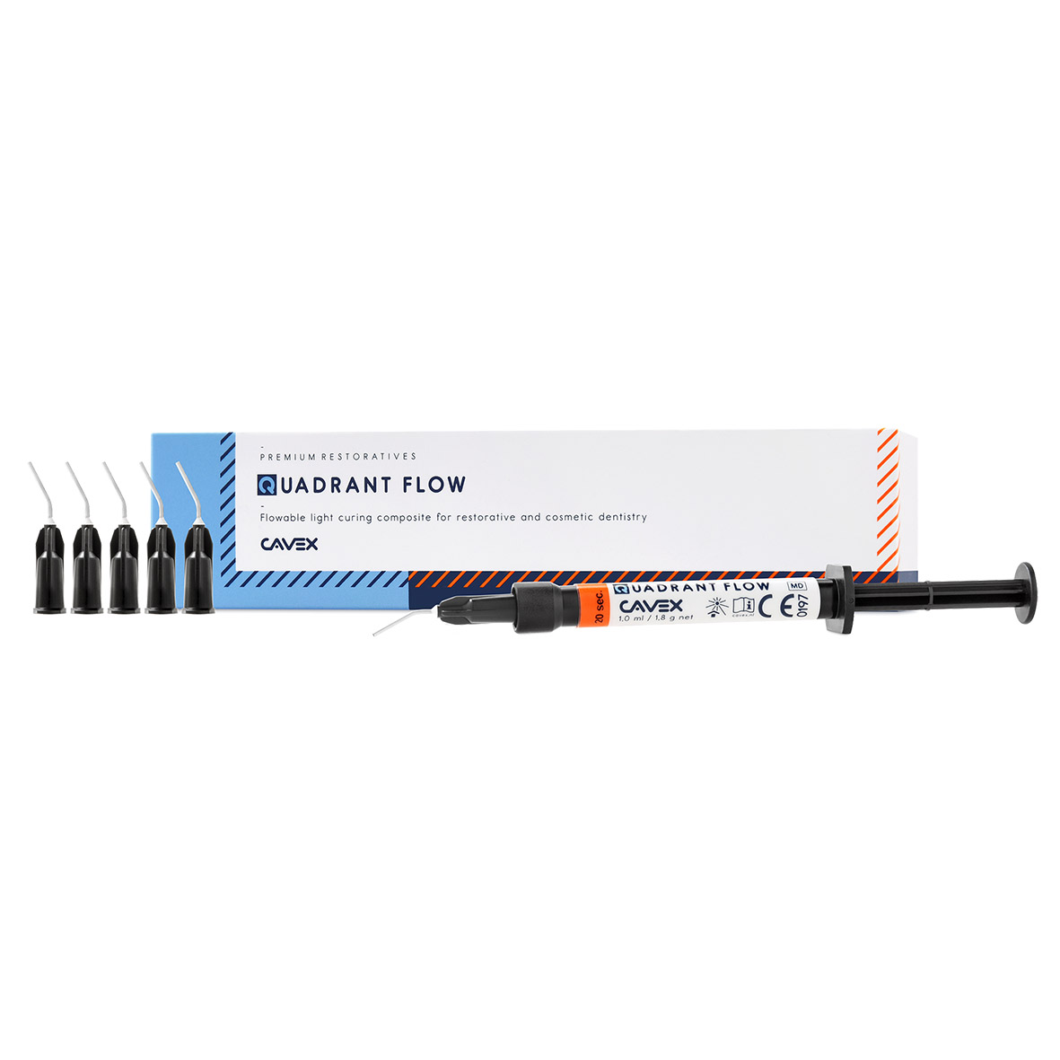 Quadrant Flow A2, (+ 5 Tips) 1,8 g Spritze