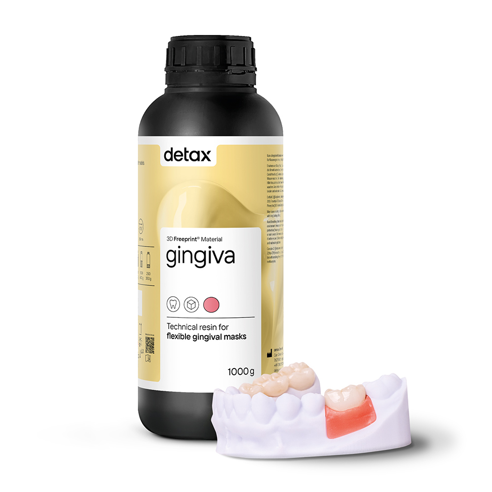 FREEPRINT gingiva 385 - 405 nm, 1 kg Flasche