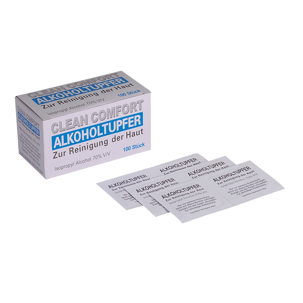 Alkoholtupfer, 100 Stück