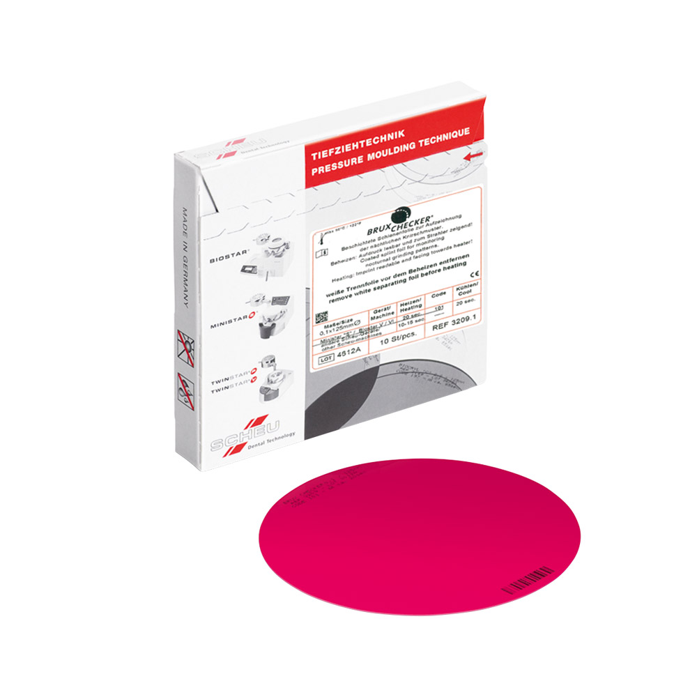 Brux Checker Folie 125 x 0,10 mm, 10 Stück