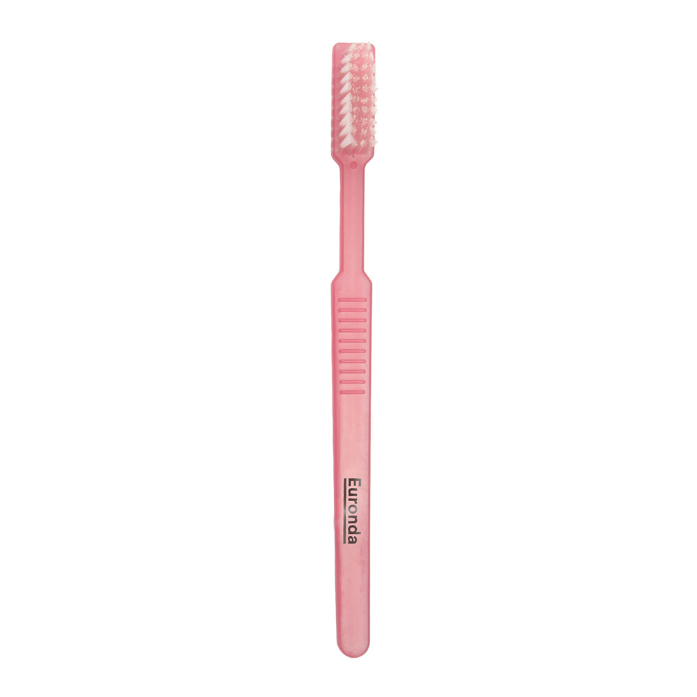 Monoart Zahnbürsten mit Paste rosa, 100 Stück