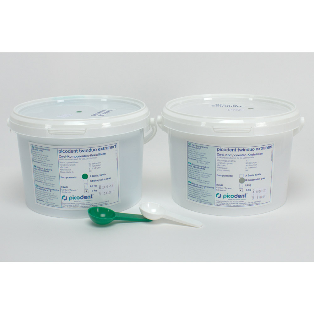 twinduo A+B x-hart türkis/grau, 2 x 5 kg