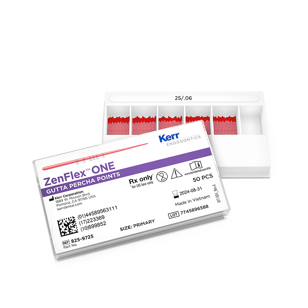 ZenFlex ONE Gutta Percha Points .06/.25 30mm, 50St