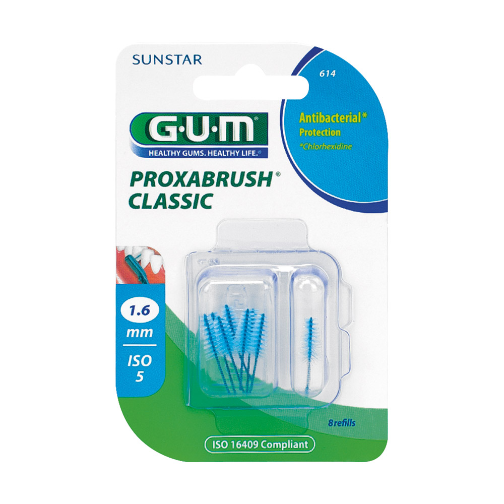 GUM Proxabrush Classic 1,6mm Tanne, 8 Stück