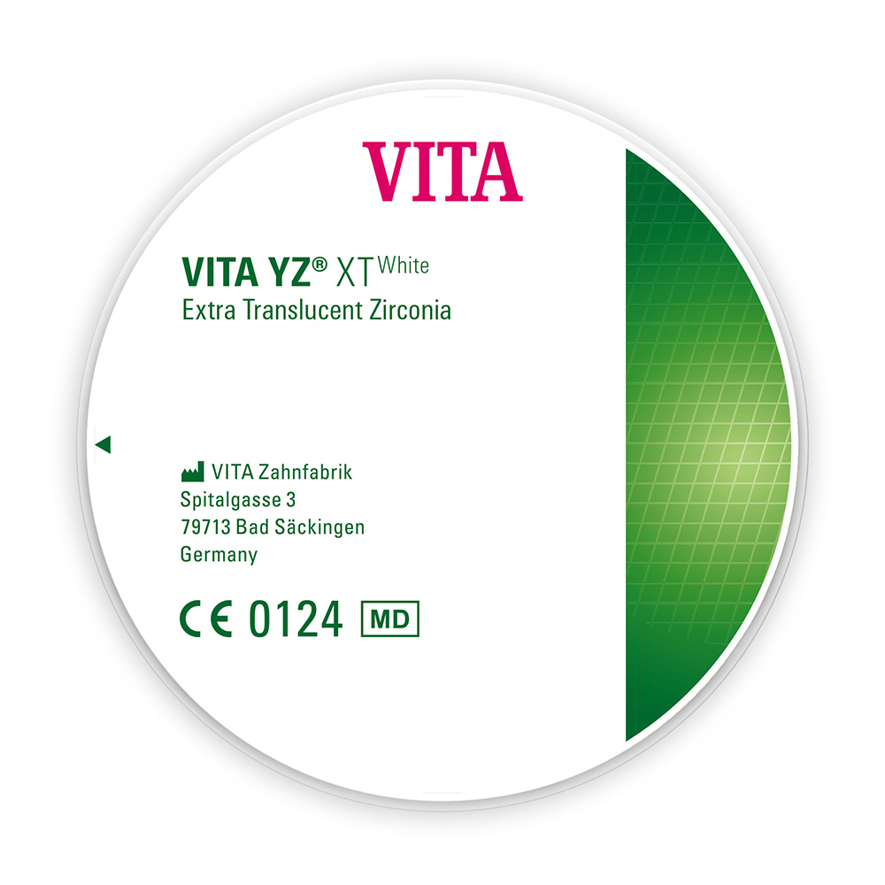 VITA YZ XT White Disc weiß 98,4 mm 14mm, Stück