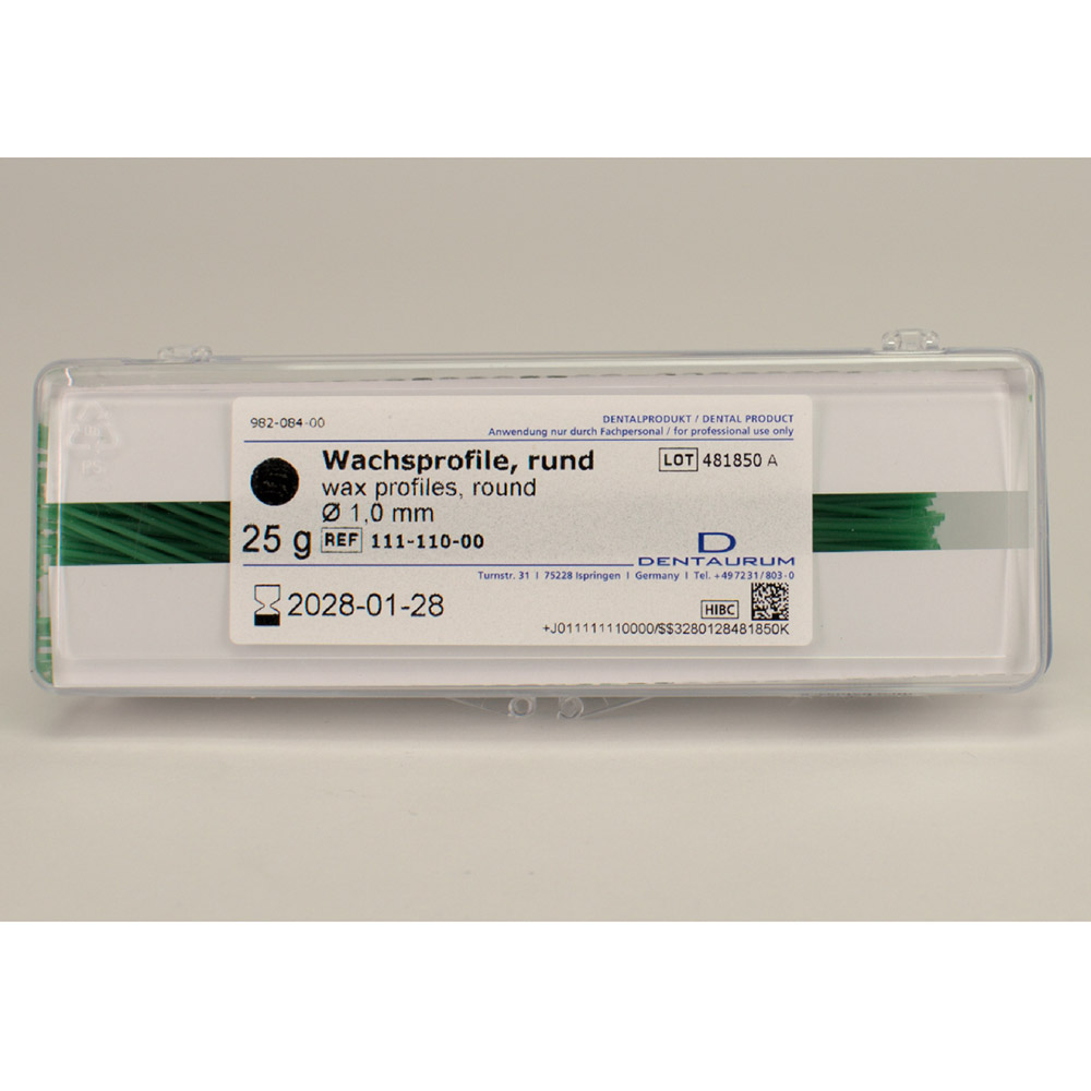 Profilwachs 1,0 rund, Packung