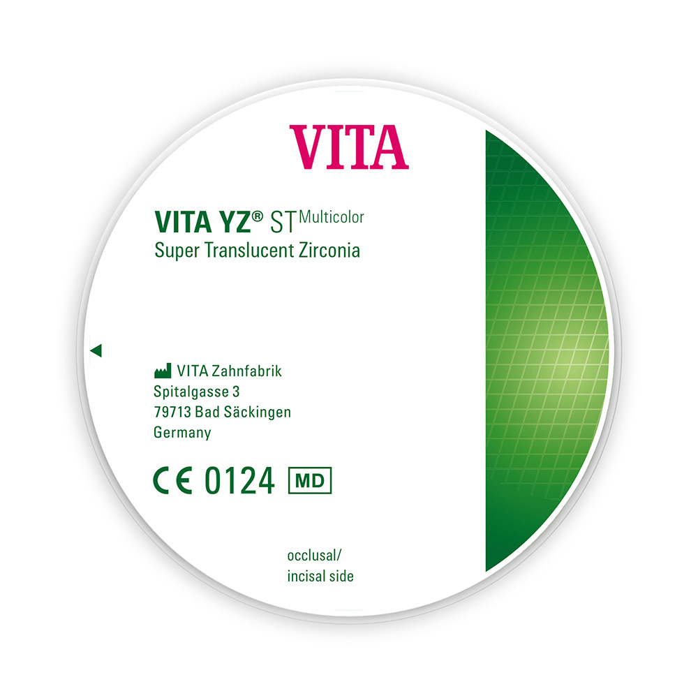 VITA YZ ST Multicolor Disc B4 98.4 x 18 mm, Stück