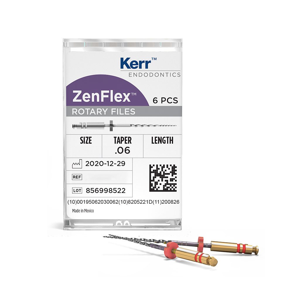 ZenFlex Niti Feile .30 / .06 21 mm Taper, 6 Stück