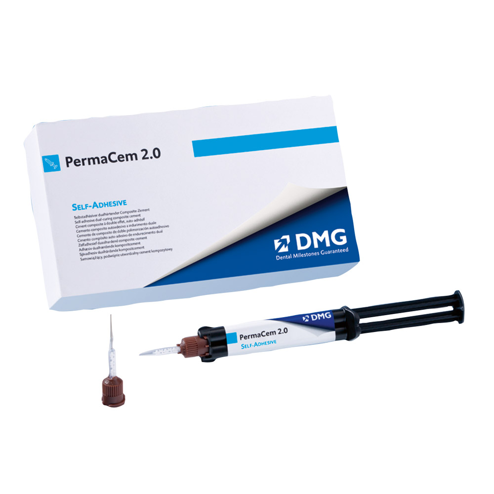 PermaCem 2.0 transparent, 3 x 9 g Smartmix Spritze