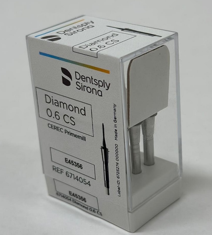 Cerec Primemill Diamant 0,6 CS, 6 Stück