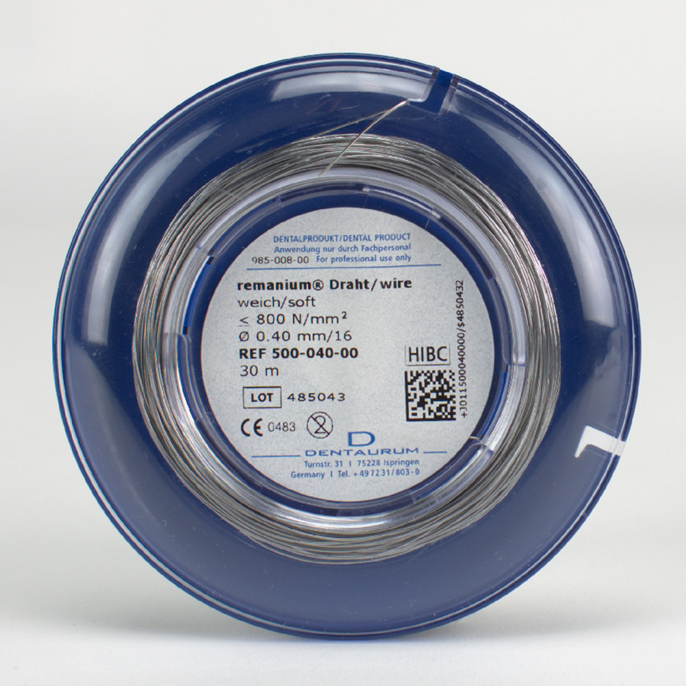 Remanium Draht weich 0,40 mm, 30 m